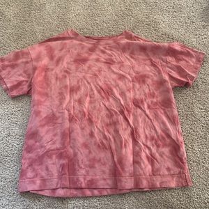 Pink tie dye old navy t shirt